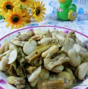 野山筍炒蠶豆芽 野山筍炒蠶豆芽
