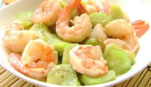 絲瓜煮蝦仁 絲瓜煮蝦仁