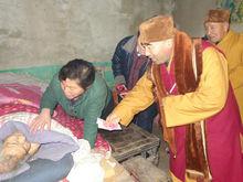 白佛寺每年的訪寒問苦