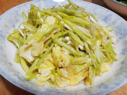 蒜黃炒雞蛋 蒜黃炒雞蛋