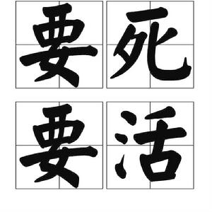 要死要活[成語]