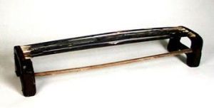 漆器框形座枕 漆器框形座枕