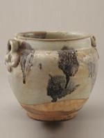 魯山窯花斑釉雙系罐 魯山窯花斑釉雙系罐