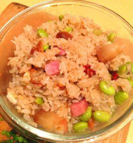 臘肉青豆糯米飯 臘肉青豆糯米飯