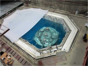 這是大亞灣實驗項目二號實驗大廳，於2011年12月24日開始運行（資料照片）。