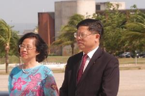 中國駐巴西大使陳篤慶夫婦訪問托坎廷斯州