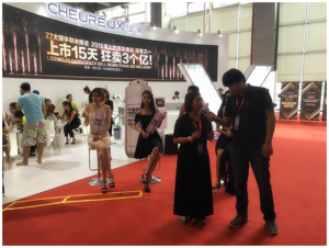 佳瀾網紅霜亮相廣州美博會