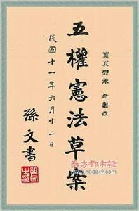 五權憲法 五權憲法