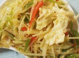 土豆炒雞蛋 土豆炒雞蛋