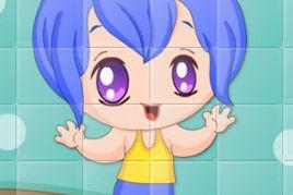 調皮小女孩拼圖 調皮小女孩拼圖