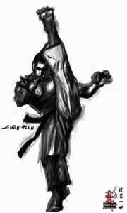 武友高魯炎黃塗鴉的Andy斧劈雄姿