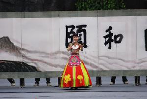 劉思思在歡樂中國行·魅力梵淨山