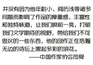 中國作家協會司舜先生對靈書湘的評價