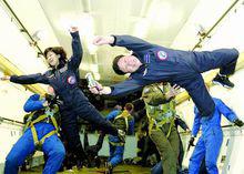 中國客在俄體驗太空失重