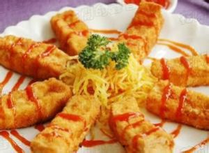 吉列金絲豆腐 吉列金絲豆腐