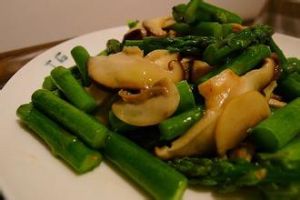 雙菇燒蘆筍 雙菇燒蘆筍