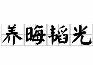 養晦韜光 養晦韜光