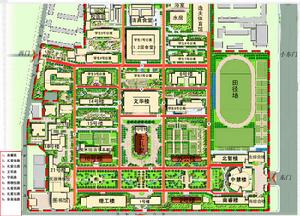 中央民族大學 平面圖