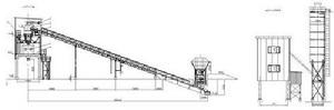 HZS90混凝土攪拌站結構展示圖