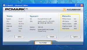 PCMark 05整機性能測試
