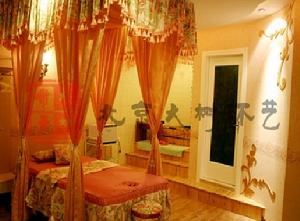 美容院裝修效果圖欣賞-田園風格