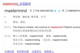 mastermind[英語單詞]