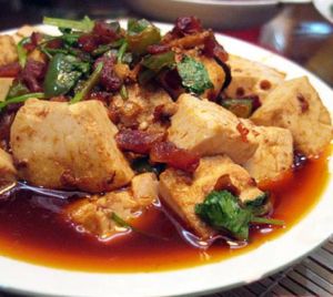 臘腸豆腐 臘腸豆腐