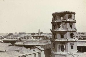 被英軍艦炮擊毀的天津水師炮台