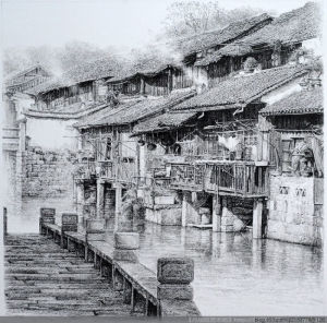 徐亞華鋼筆畫作品(2)