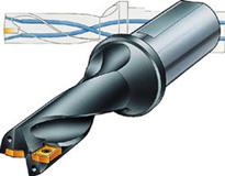 可轉位刀片鑽側面圖