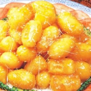 拔絲山藥丸子 拔絲山藥丸子