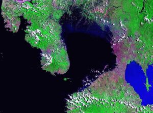 馬尼拉灣衛星照片