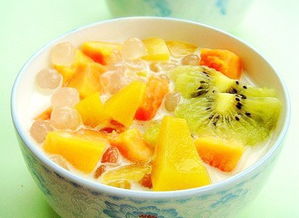 奶香水果西米露 奶香水果西米露