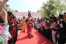 櫻花節古裝走秀現場