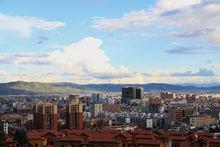 從諸葛寨山眺望縣城新區