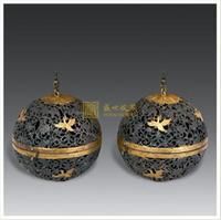 葡萄紋鏤空飛鳥香熏球 葡萄紋鏤空飛鳥香熏球