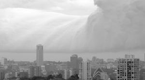 陣晨風雲是一種特殊的更為罕見的滾軸雲