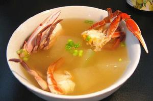 冬瓜蟹湯 冬瓜蟹湯