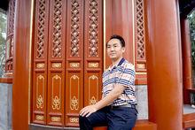 2018年4月19日，在北京景山公園。