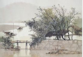 山水詩美圖
