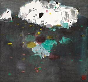 吳冠中魚樂圖 吳冠中魚樂圖