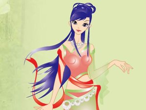 古裝水仙花神 古裝水仙花神