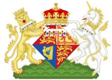 瑪格麗特作為康諾特的瑪格麗特公主時的紋章