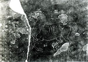 清虎門節馬圖 清虎門節馬圖