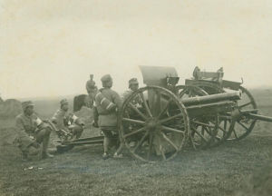 中條山上的十七路軍炮兵