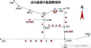 靈山寺[北京]  交通圖