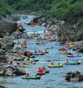 耿峪峽谷漂流 耿峪峽谷漂流