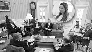 海恩斯（右2）參加美國國家安全委員會會議 