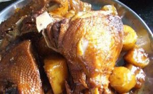 雞皮燒魚肚 雞皮燒魚肚