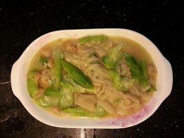 竹蓀煮絲瓜 竹蓀煮絲瓜